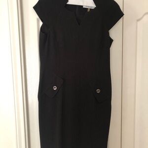 Kasper black dress